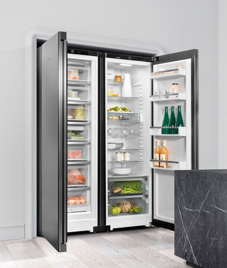 Отдельностоящий холодильник Side-by-Side